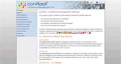 Desktop Screenshot of conftool.net